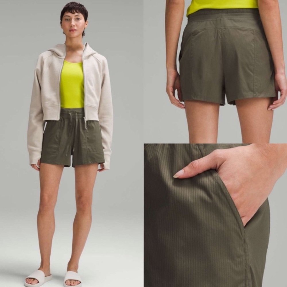 Lululemon Dance Studio High-Rise Short 3.5"
Army Green Size 2 Y12